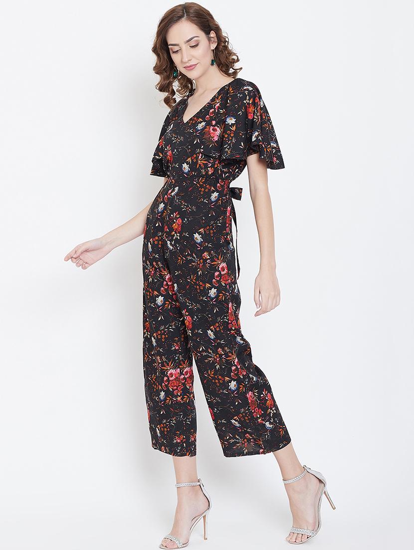 tie back floral jumpsuit - 16764156 - Zoom Image - 3