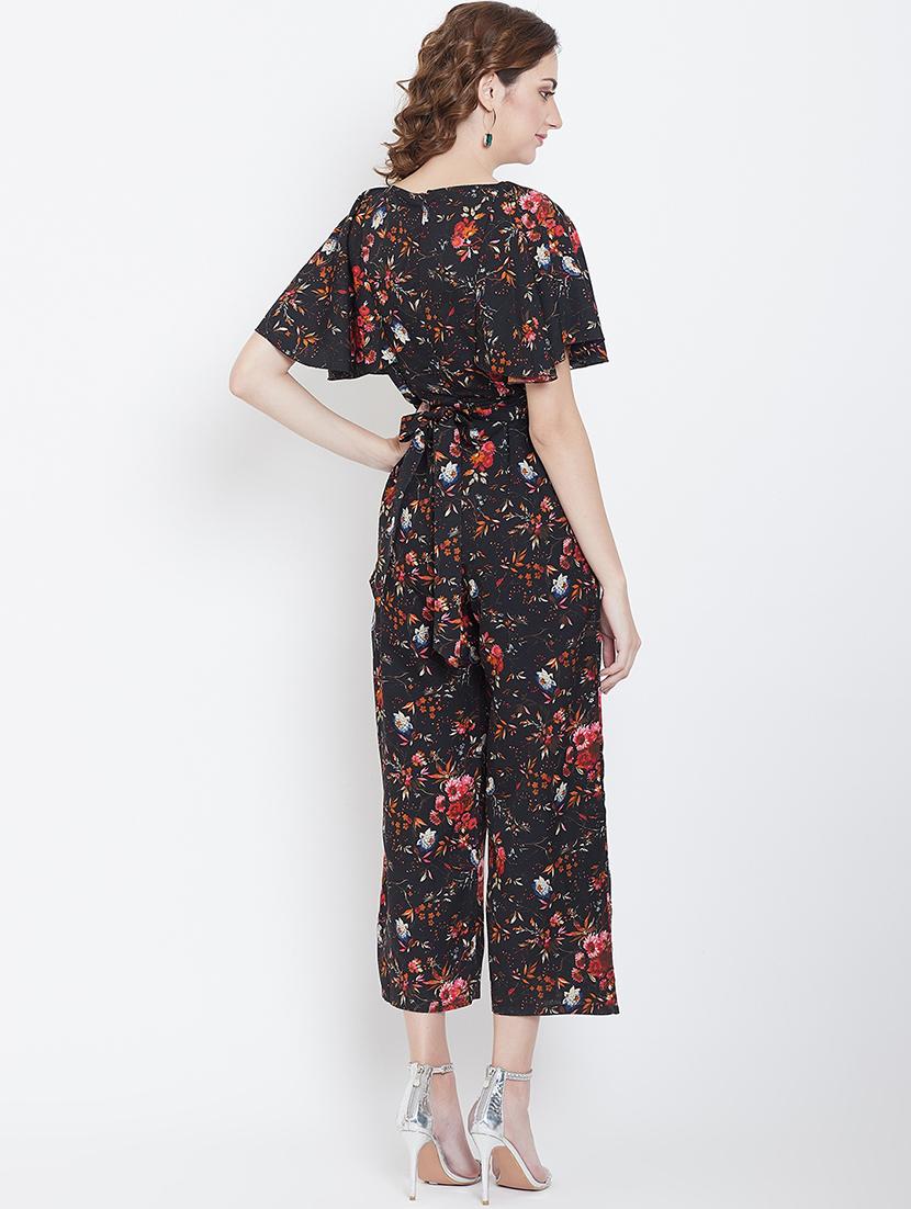 tie back floral jumpsuit - 16764156 - Zoom Image - 4