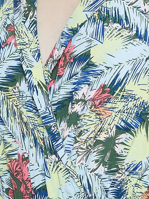 tie knot floral jumpsuit - 16764165 - Zoom Image - 4