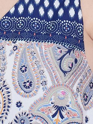 halter neck printed romper - 16764174 - Standard Image - 5