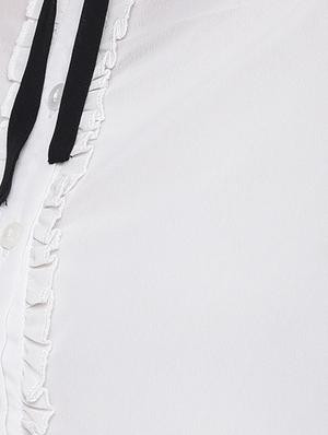 contrast tie knot detail shirt - 16764195 - Standard Image - 5