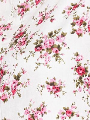 tie front floral shirt - 16764196 - Standard Image - 5