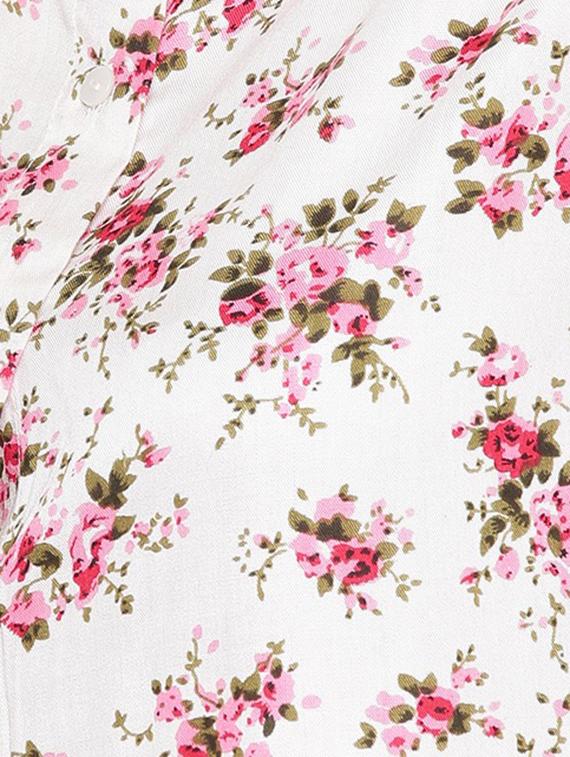 tie front floral shirt - 16764196 - Zoom Image - 5