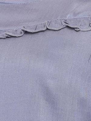 round neck frill detail top - 16764218 - Standard Image - 5