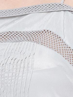tie knot shoulder lace detail top - 16764280 - Standard Image - 5