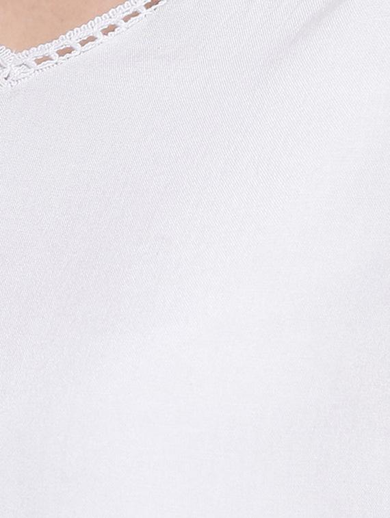 button up v neck top - 16764295 - Zoom Image - 5