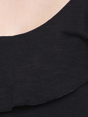 boat neck solid top - 16764298 - Standard Image - 5