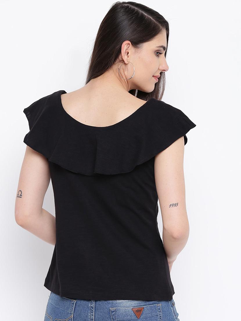 boat neck solid top - 16764298 - Zoom Image - 3