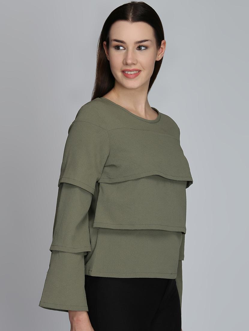 long sleeved layered top - 16764324 - Zoom Image - 2