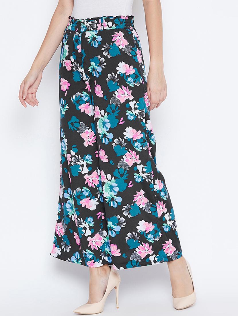 high rise floral trouser - 16764342 - Zoom Image - 2
