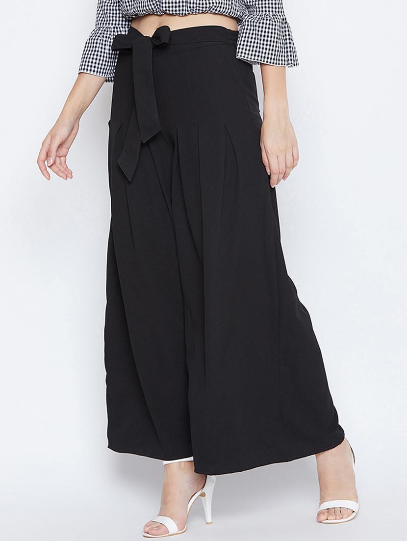tie knot flared palazzo - 16764345 - Zoom Image - 2