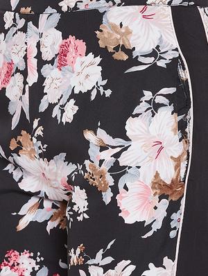 high rise floral ankle length trouser - 16764351 - Standard Image - 4