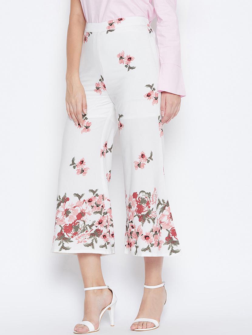 high rise floral wide leg trouser - 16764354 - Zoom Image - 2