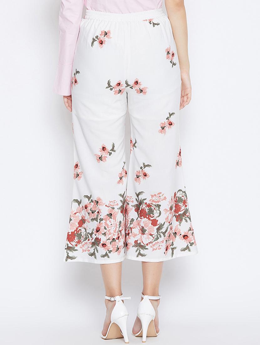 high rise floral wide leg trouser - 16764354 - Zoom Image - 3