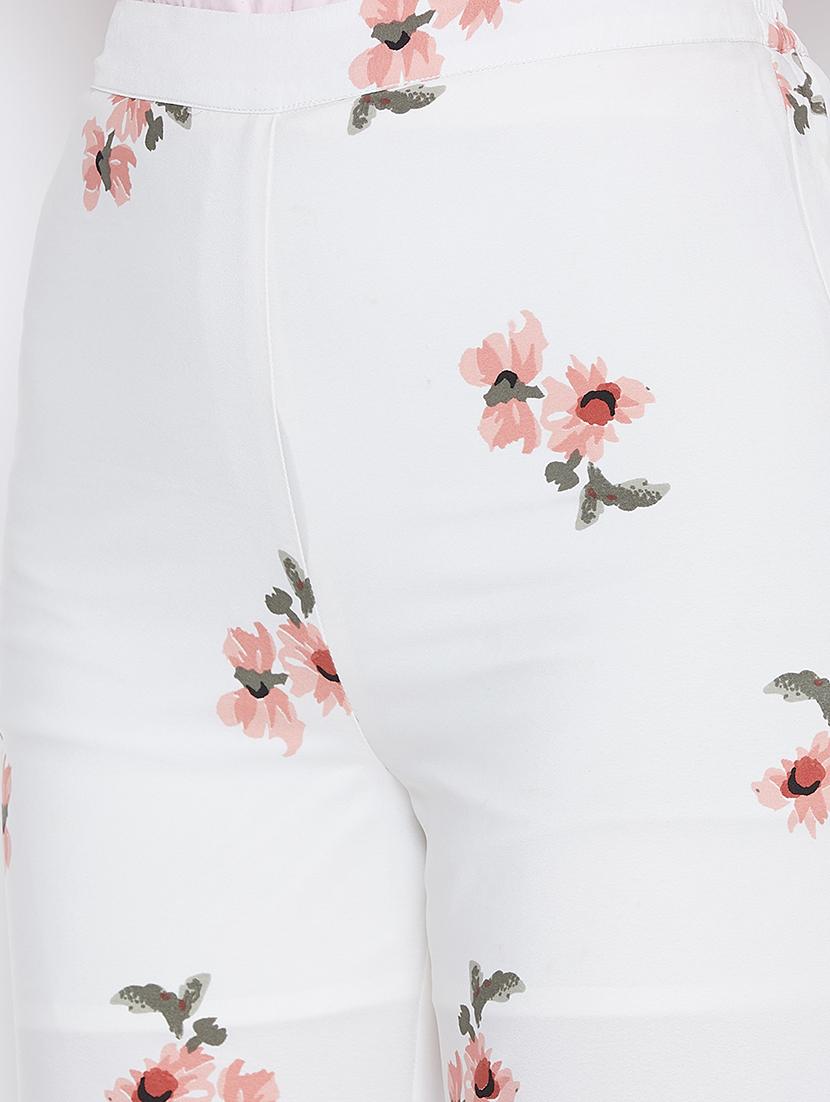 high rise floral wide leg trouser - 16764354 - Zoom Image - 4
