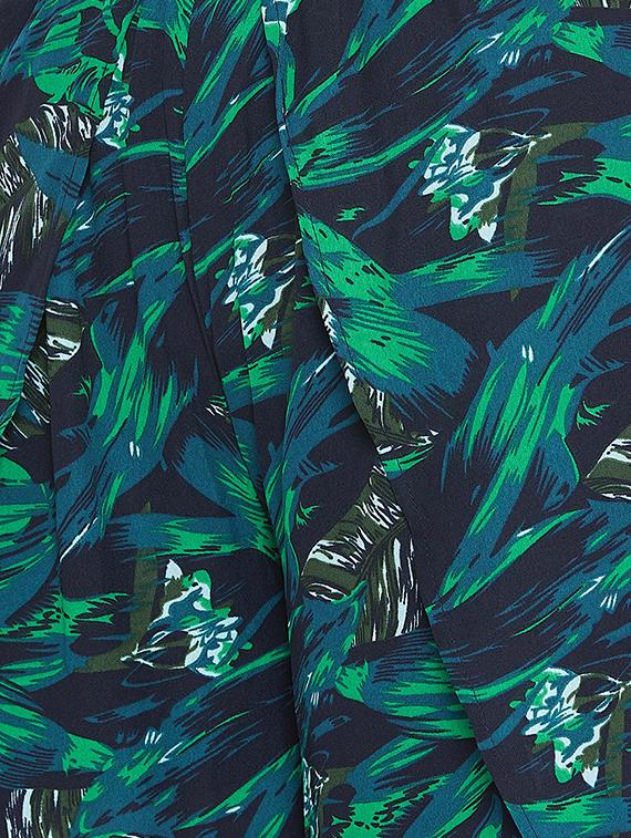 high rise floral asymmetric trouser - 16764359 - Zoom Image - 4