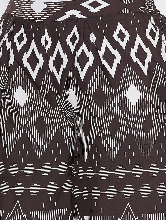 high rise geometric palazzo - 16764361 - Zoom Image - 5
