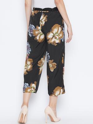 tie knot floral trouser - 16764363 - Standard Image - 3