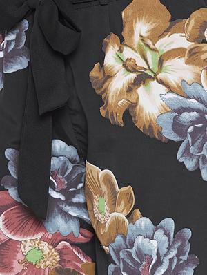 tie knot floral trouser - 16764363 - Standard Image - 4