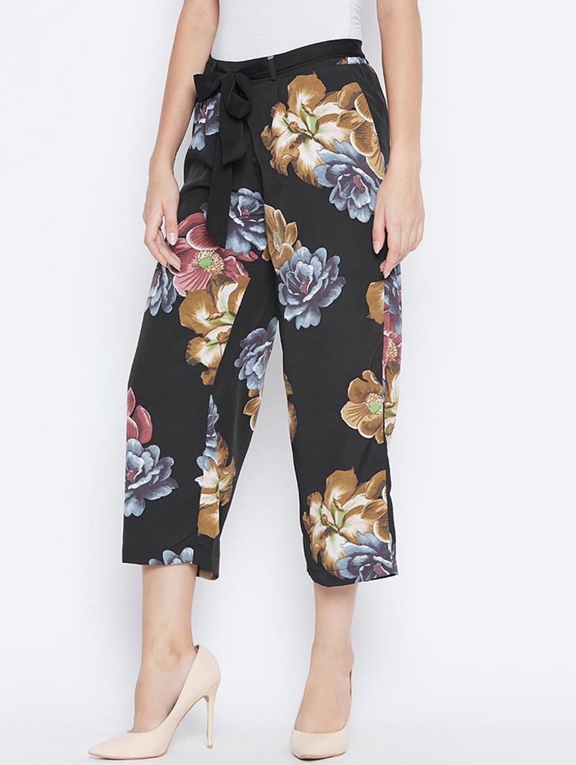 tie knot floral trouser - 16764363 - Zoom Image - 2