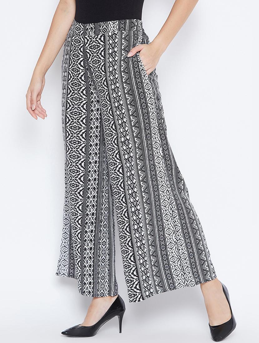 high rise pocket detail abstract trouser - 16764368 - Zoom Image - 2