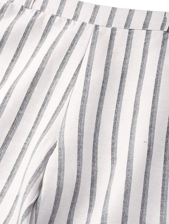 high rise pocket detail striped trouser - 16764369 - Zoom Image - 4