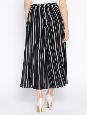 high rise pocket detail striped trouser - 16764371 - Standard Image - 3