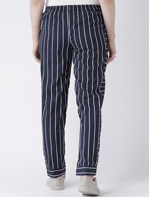 high rise pocket detail striped trouser - 16764381 - Standard Image - 3