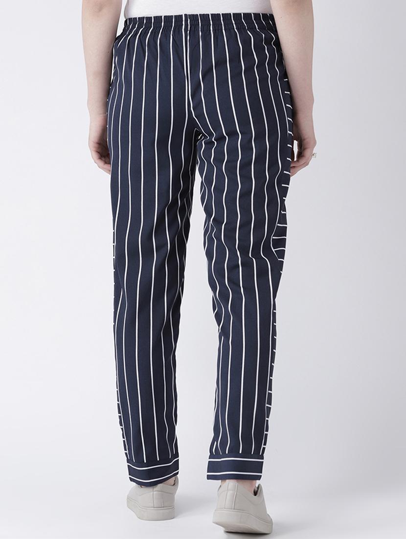 high rise pocket detail striped trouser - 16764381 - Zoom Image - 3