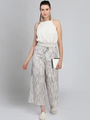 high rise tie knot striped trouser - 16764387 - Standard Image - 4