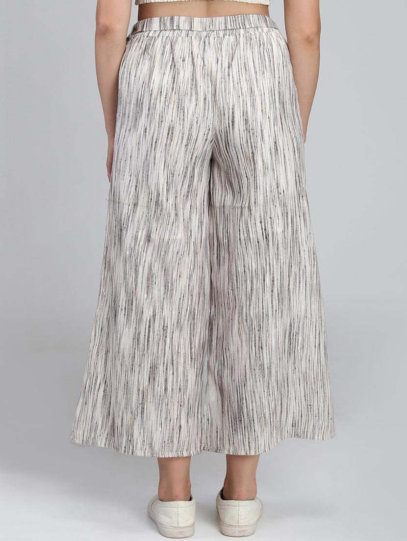 high rise tie knot striped trouser - 16764387 - Zoom Image - 3