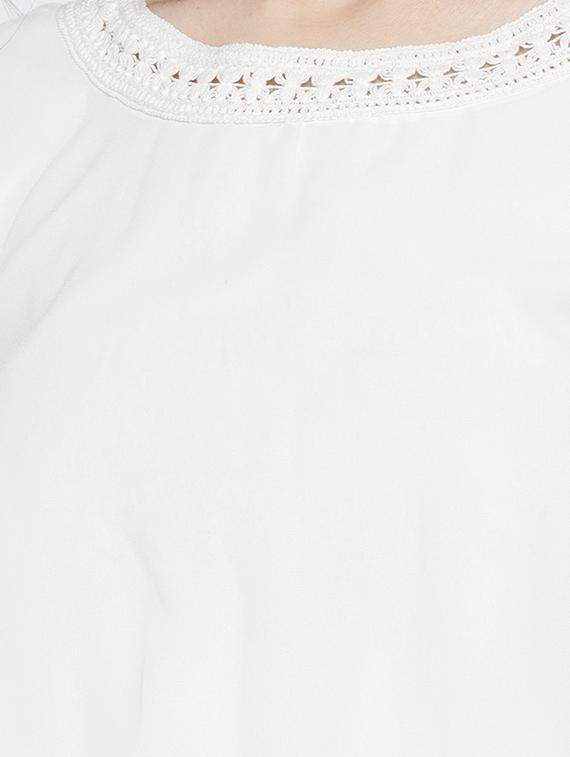 solid a-line kurta - 16764432 - Zoom Image - 4