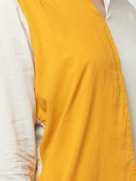 solid asymmetric kurta - 16764439 - Zoom Image - 5