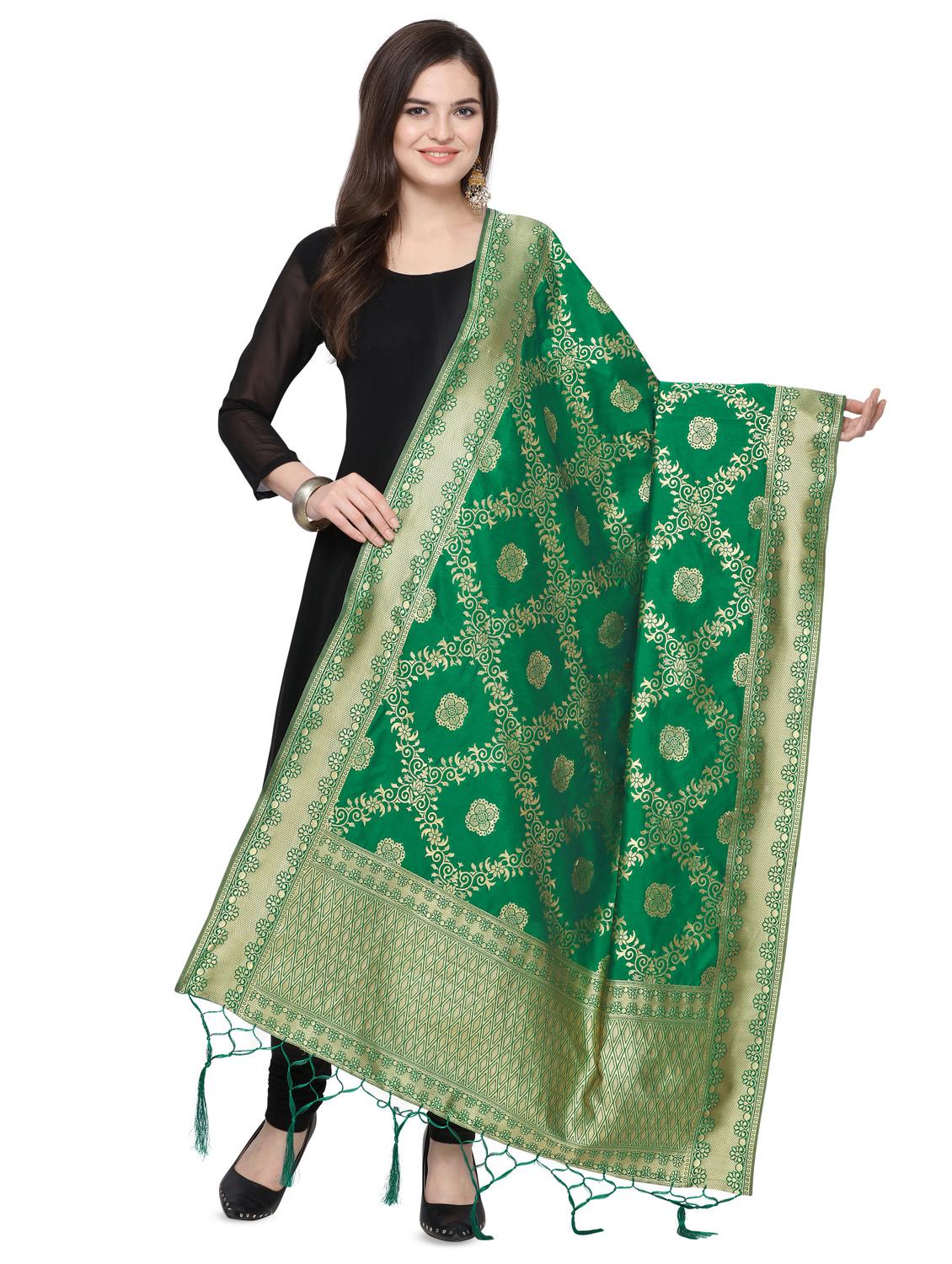 self design banarasi dupatta - 16764487 - Zoom Image - 1