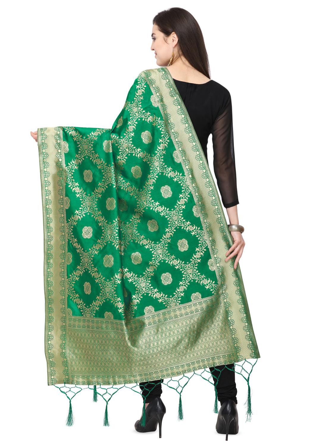 self design banarasi dupatta - 16764487 - Zoom Image - 3