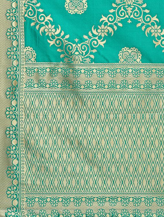 self design banarasi dupatta - 16764492 - Zoom Image - 4