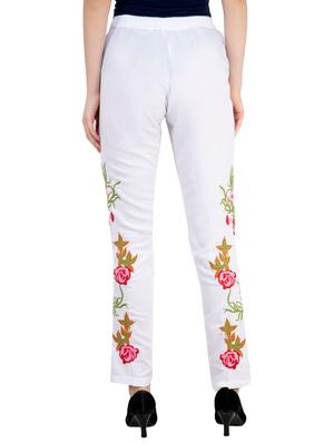 high rise embroidered trouser - 16764667 - Standard Image - 3