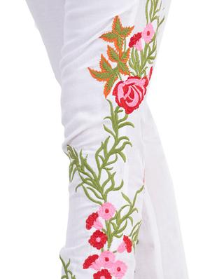high rise embroidered trouser - 16764667 - Standard Image - 4