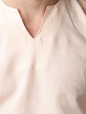 pink solid short kurta - 16764777 - Standard Image - 5
