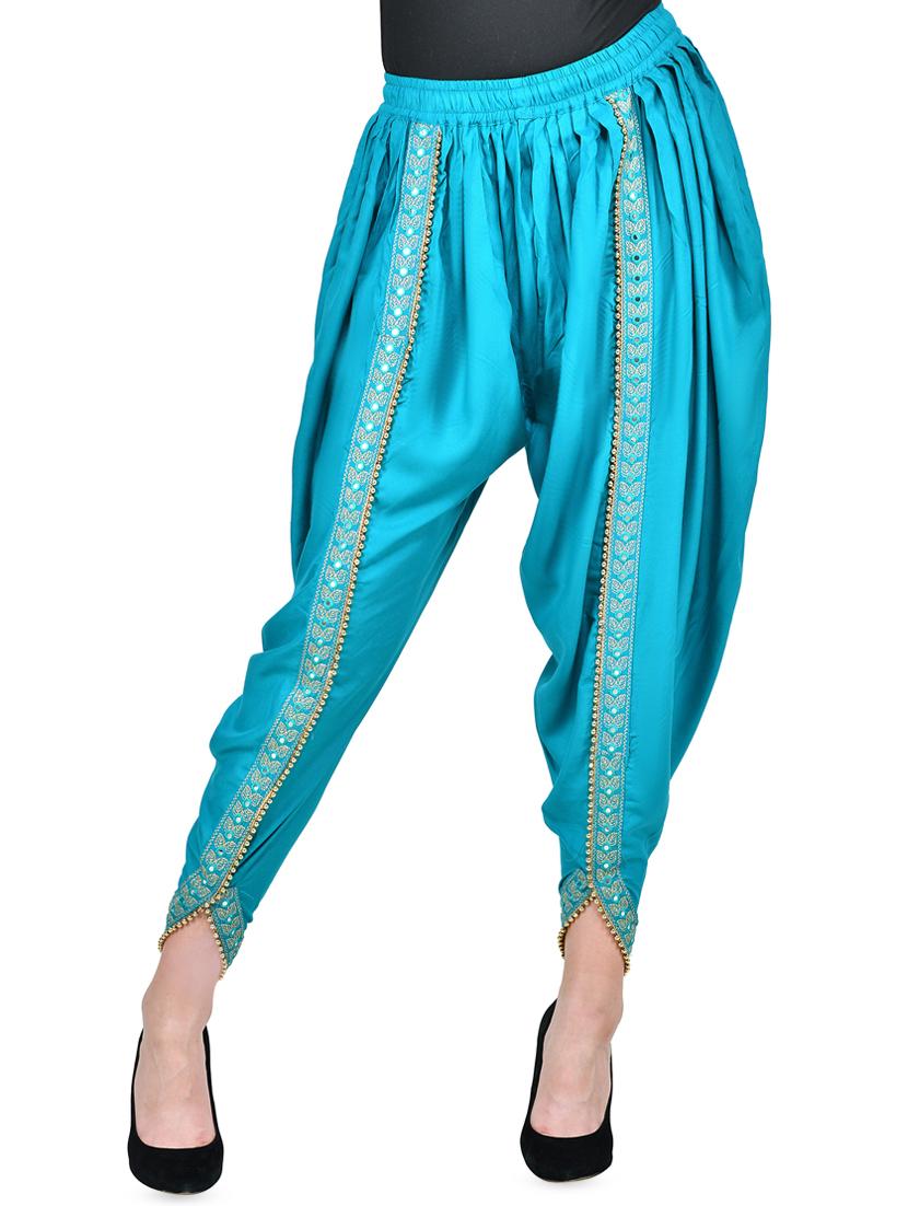 mirror work dhoti salwar - 16765243 - Zoom Image - 1