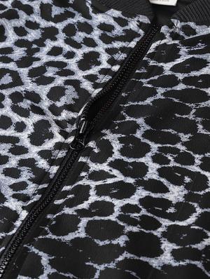 long sleeved animal print jacket - 16765258 - Standard Image - 5