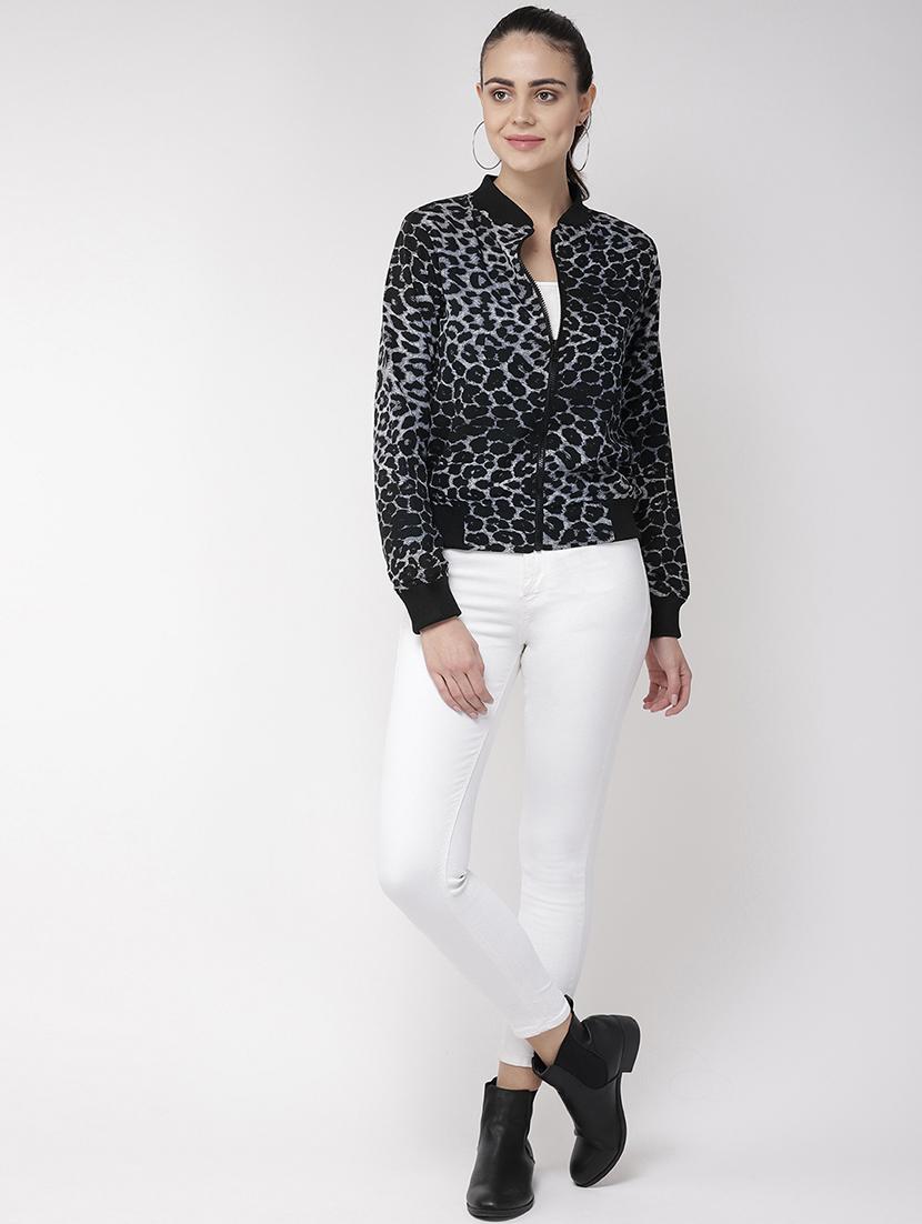 long sleeved animal print jacket - 16765258 - Zoom Image - 4