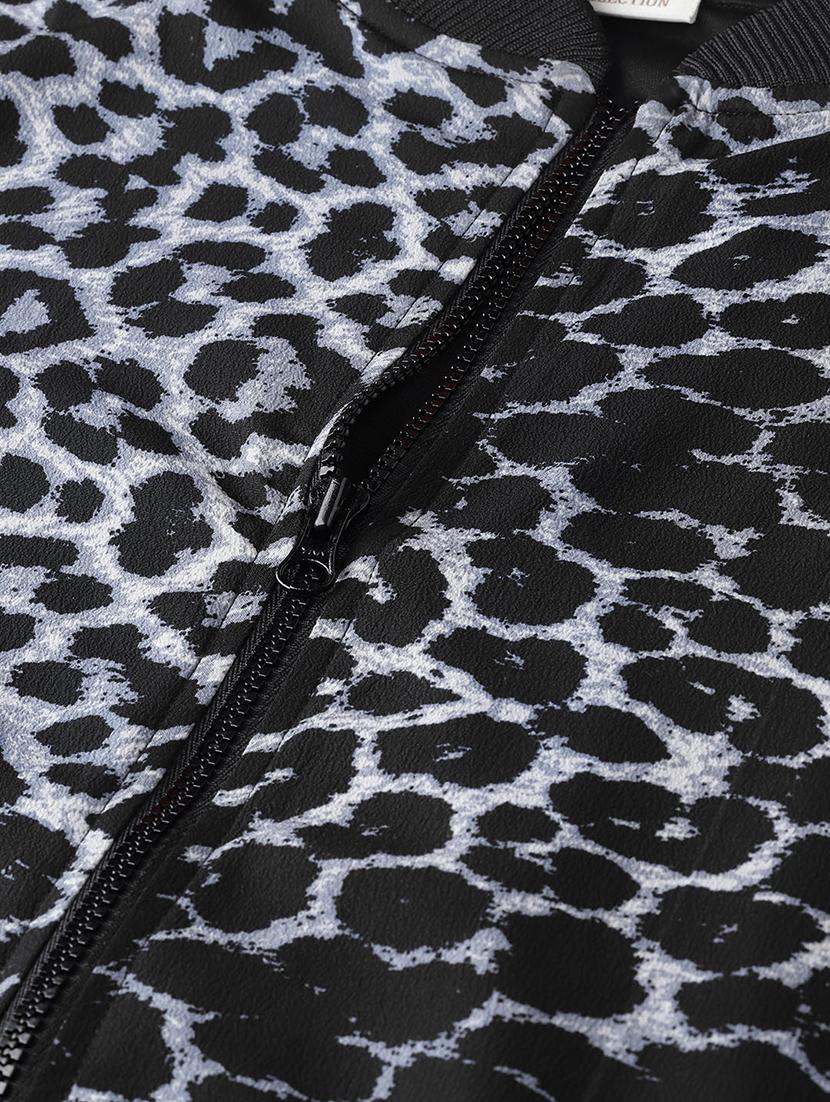 long sleeved animal print jacket - 16765258 - Zoom Image - 5