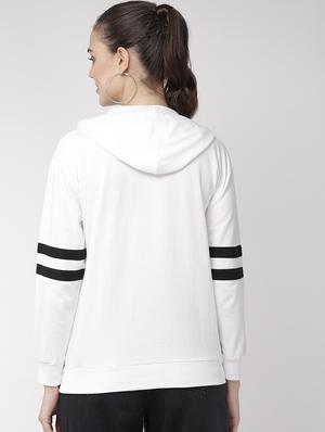long sleeved varsity hooded sweatshirt - 16765280 - Standard Image - 3