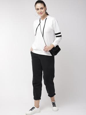long sleeved varsity hooded sweatshirt - 16765280 - Standard Image - 4