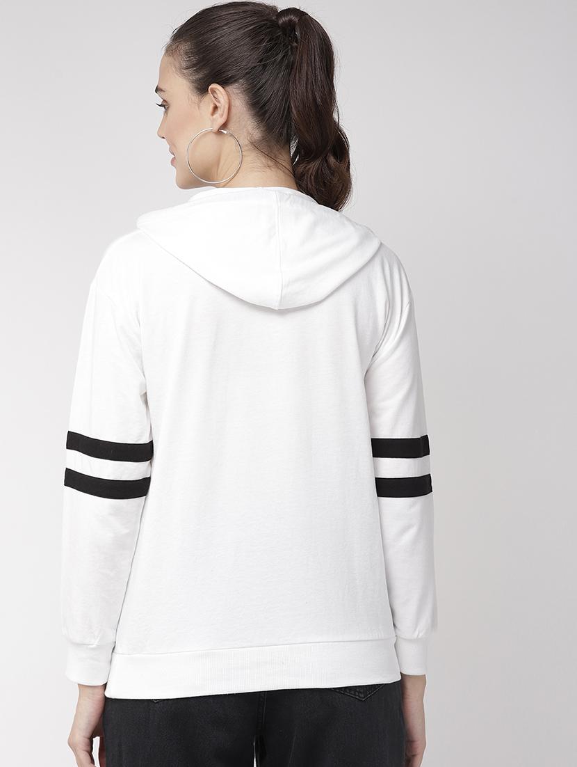 long sleeved varsity hooded sweatshirt - 16765280 - Zoom Image - 3