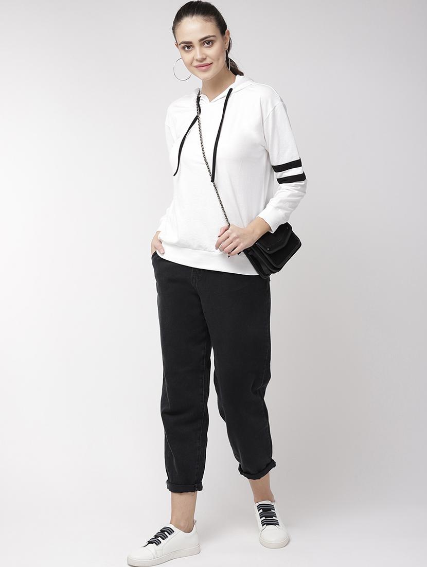 long sleeved varsity hooded sweatshirt - 16765280 - Zoom Image - 4