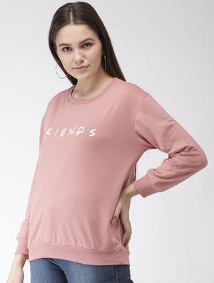 women's chest print sweatshirt - 16765284 -  Standard Image - 1