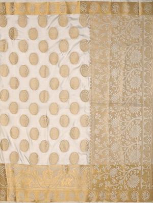 self design kanjivaram saree with blouse - 16765346 - Standard Image - 4