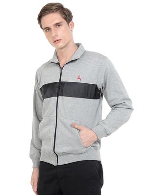 grey taped sweatshirt - 16765650 - Standard Image - 2